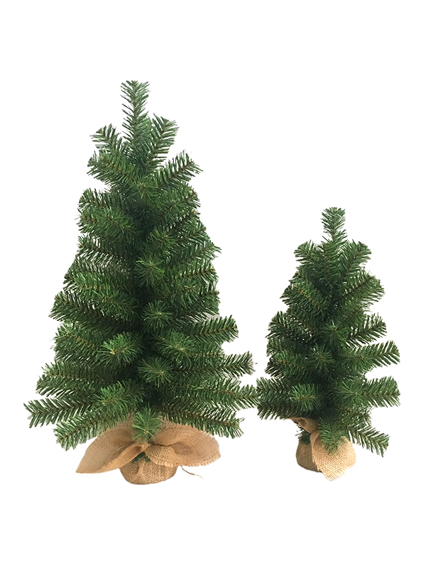 PVC séria-60CM ľanová taška na stôl vianočný stromček